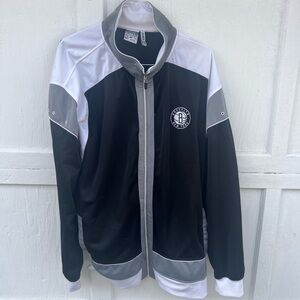 Brooklyn Nets men's full-zip track jacket 4X